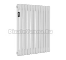 Радиатор стальной трубчатый Kohr Heim SRC01-2052/12 2 трубы, 12 секций, боковое проходное подключение, белый