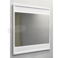 Зеркало Comforty Марсель 75 с подсветкой, матовое белое