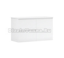 Тумба под раковину без столешницы Belux Luna НП 120-03 К матовая белая