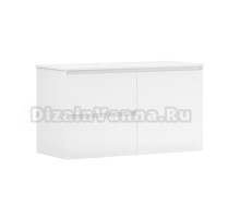 Тумба под раковину без столешницы Belux Luna НП 140-03 К матовая белая