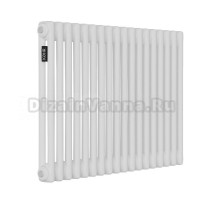 Радиатор стальной трубчатый Kohr Heim SRC01-2052/18 2 трубы, 18 секций, боковое проходное подключение, белый