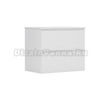 Тумба под раковину со столешницей Belux Luna Turin НП80 матовая белая