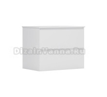 Тумба под раковину со столешницей Belux Luna Jazz-EL540 НП100 матовая белая