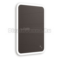 Зеркало MIXLINE "Колорит" ЭКОНОМ 500*700 (ШВ) сенсорный выкл, светодиодная подсветка, универс.крепеж