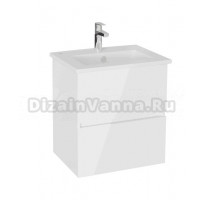 Тумба с раковиной VitrA Mia Plus Square 60 глянцевая белая