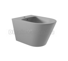 Биде подвесное Aqueduto Cone CON0330 матовое серое