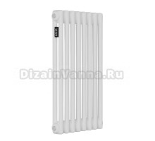 Радиатор стальной трубчатый Kohr Heim SRC01-2057/08 2 трубы, 8 секций, боковое проходное подключение, белый