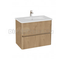 Тумба с раковиной VitrA Mia Plus Round 80 золотой дуб