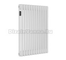 Радиатор стальной трубчатый Kohr Heim SRC01-2057/12 2 трубы, 12 секций, боковое проходное подключение, белый