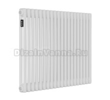 Радиатор стальной трубчатый Kohr Heim SRC01-2057/20 2 трубы, 20 секций, боковое проходное подключение, белый