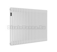 Радиатор стальной трубчатый Kohr Heim SRC01-2057/24 2 трубы, 24 секции, боковое проходное подключение, белый