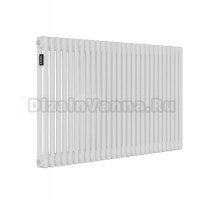 Радиатор стальной трубчатый Kohr Heim SRC01-2057/28 2 трубы, 28 секций, боковое проходное подключение, белый