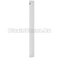 Радиатор стальной трубчатый Kohr Heim SRC01-2180/05 вертикальный, 2 трубы, 5 секций, дизайнерский, боковое проходное подключение, белый