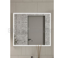 Зеркало EQUIL Lago 80 с подсветкой, белое