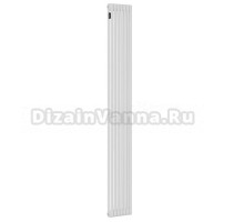 Радиатор стальной трубчатый Kohr Heim SRC01-2180/07 вертикальный, 2 трубы, 7 секций, дизайнерский, боковое проходное подключение, белый