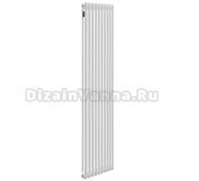 Радиатор стальной трубчатый Kohr Heim SRC01-2180/10 вертикальный, 2 трубы, 10 секций, дизайнерский, боковое проходное подключение, белый