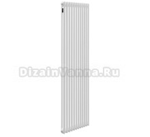 Радиатор стальной трубчатый Kohr Heim SRC01-2180/12 вертикальный, 2 трубы, 12 секций, дизайнерский, боковое проходное подключение, белый