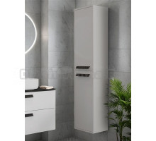 Шкаф-пенал для ванной Veneciana Orta 35 L/R подвесной, глянцевый белый