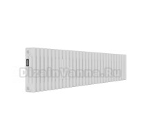 Радиатор стальной трубчатый Kohr Heim SRC01-3030/30 3 трубы, 30 секций, боковое проходное подключение, белый