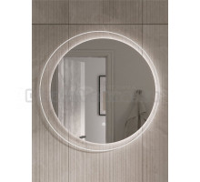 Зеркало круглое EQUIL Elegante 80 с подсветкой, амарок