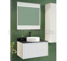 Мебель для ванной комнаты Comforty Марсель 75 подвесная, матовая белая