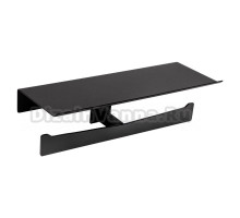 Держатель для туалетной бумаги Mediclinics Aura AI2004B двойной, black finish