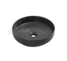 Накладная раковина Cezares CZR-6595-GO матовая серая, круглая, фаянс