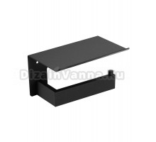 Держатель для туалетной бумаги Mediclinics Harmonia AI2005B black finish