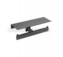 Держатель для туалетной бумаги Mediclinics Harmonia AI2006B двойной, black finish