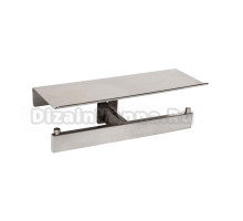 Держатель для туалетной бумаги Mediclinics Harmonia AI2006CS двойной, satin finish