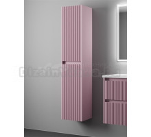 Шкаф-пенал для ванной Veneciana Alterno 35 L/R подвесной, матовый пудровый