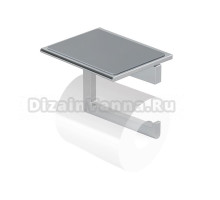 Держатель для туалетной бумаги Splendy Inspiration R IR4063SVCR с полкой, хром