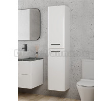 Шкаф-пенал для ванной Veneciana Tibr 35 L/R подвесной, матовый белый