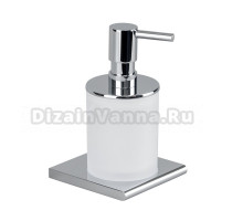 Дозатор для жидкого мыла Splendy Inspiration R IR4041VSCR настенный, хром, белый