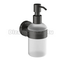 Дозатор для жидкого мыла Aqueduto Ponto PON0445 настенный, вороненая сталь