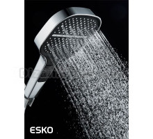 ESKO. Лейка для душа, массажная, мультифункциональная с 3 режимами, 130 мм
