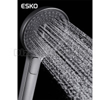 ESKO. Лейка для душа с 3 режимами, 130мм