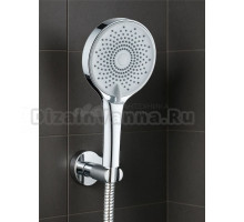ESKO. Лейка для душа, ручной душ, хром, 3 режима, 130мм, ESKO