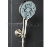 ESKO. Лейка для душа, ручной душ, душевая лейка сатин, 3 режима, 130мм