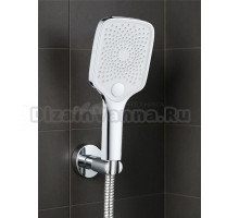 ESKO. Лейка для душа хром, ручной душ, лейка для душа квадратная, 3 режима