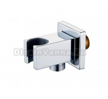 ESKO. Держатель скрытого монтажа встраиваемый в стену для лейки латунный хром