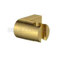 Держатель для душевой лейки на стену и для душа в ванную комнату золотой