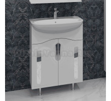 Тумба с раковиной Stella Polar Сильва 60, раковина Уют