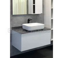 Тумба с раковиной Comforty Милан 90 подвесная, белый глянец, с раковиной Comforty T-Y9378