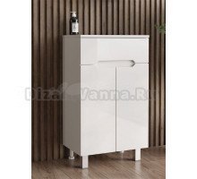 Полупенал Onika Айленд 50 напольный, белый