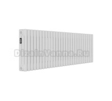 Радиатор стальной трубчатый Kohr Heim SRC01-3037/28 3 трубы, 28 секций, боковое проходное подключение, белый