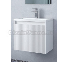 Тумба под раковину без столешницы Corozo Блисс 60 подвеная, белая