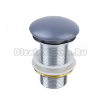 Донный клапан для раковины Bronze de Luxe 1001GR без перелива, серый
