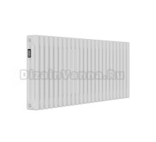 Радиатор стальной трубчатый Kohr Heim SRC01-3042/24 3 трубы, 24 секции, боковое проходное подключение, белый