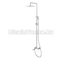 Душевая стойка AZARIO Florida Square AZ-WSA654232C хром